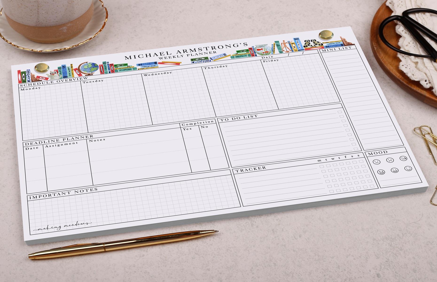 Buy an academic calendar