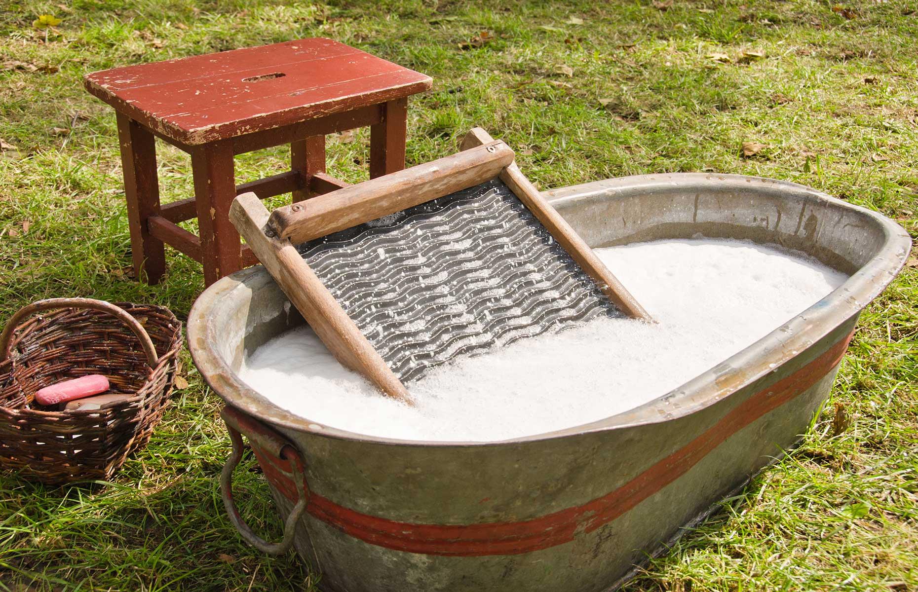 Did someone really bathe in here?