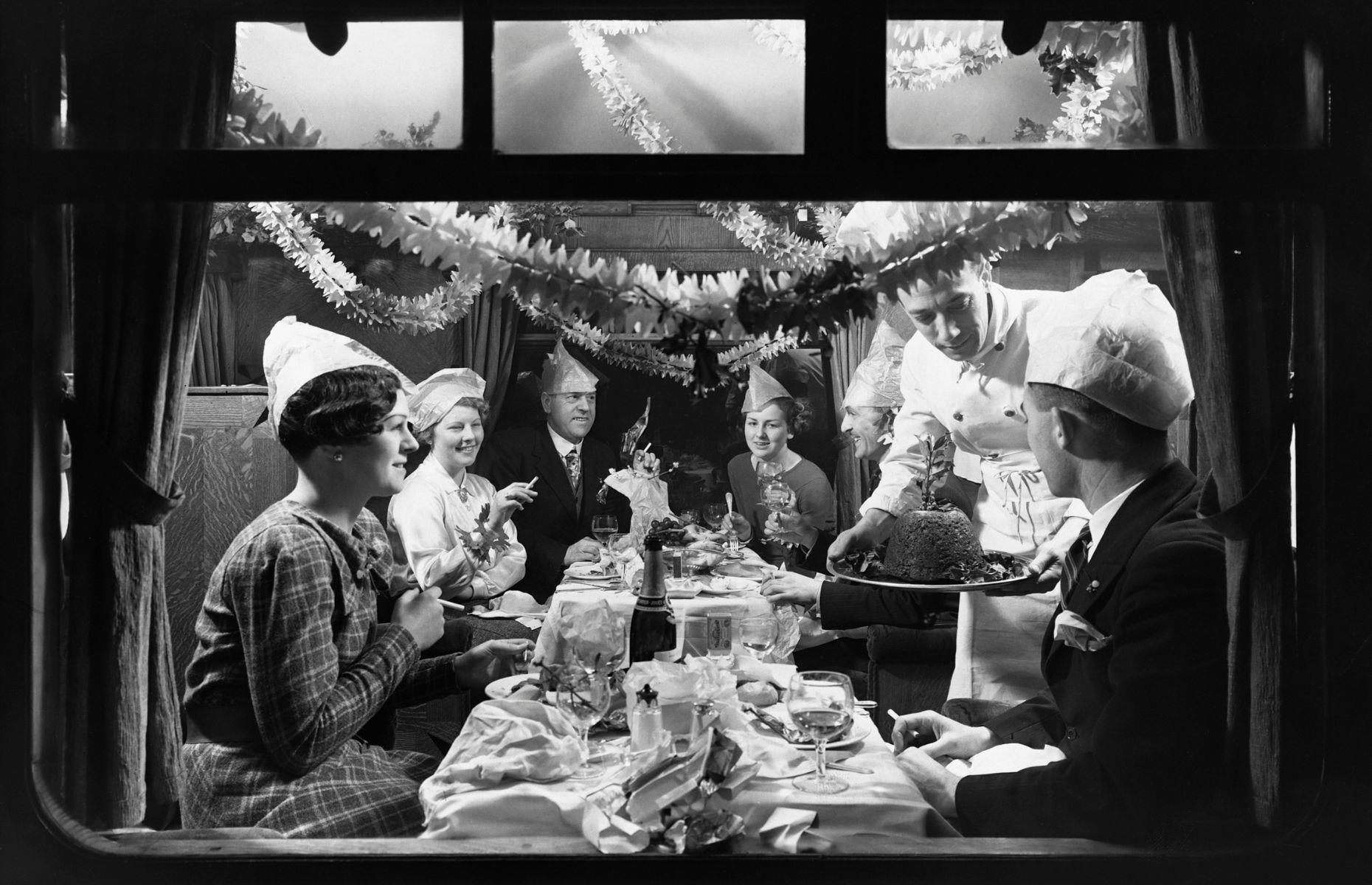 1940s: a Christmas feast on the railway