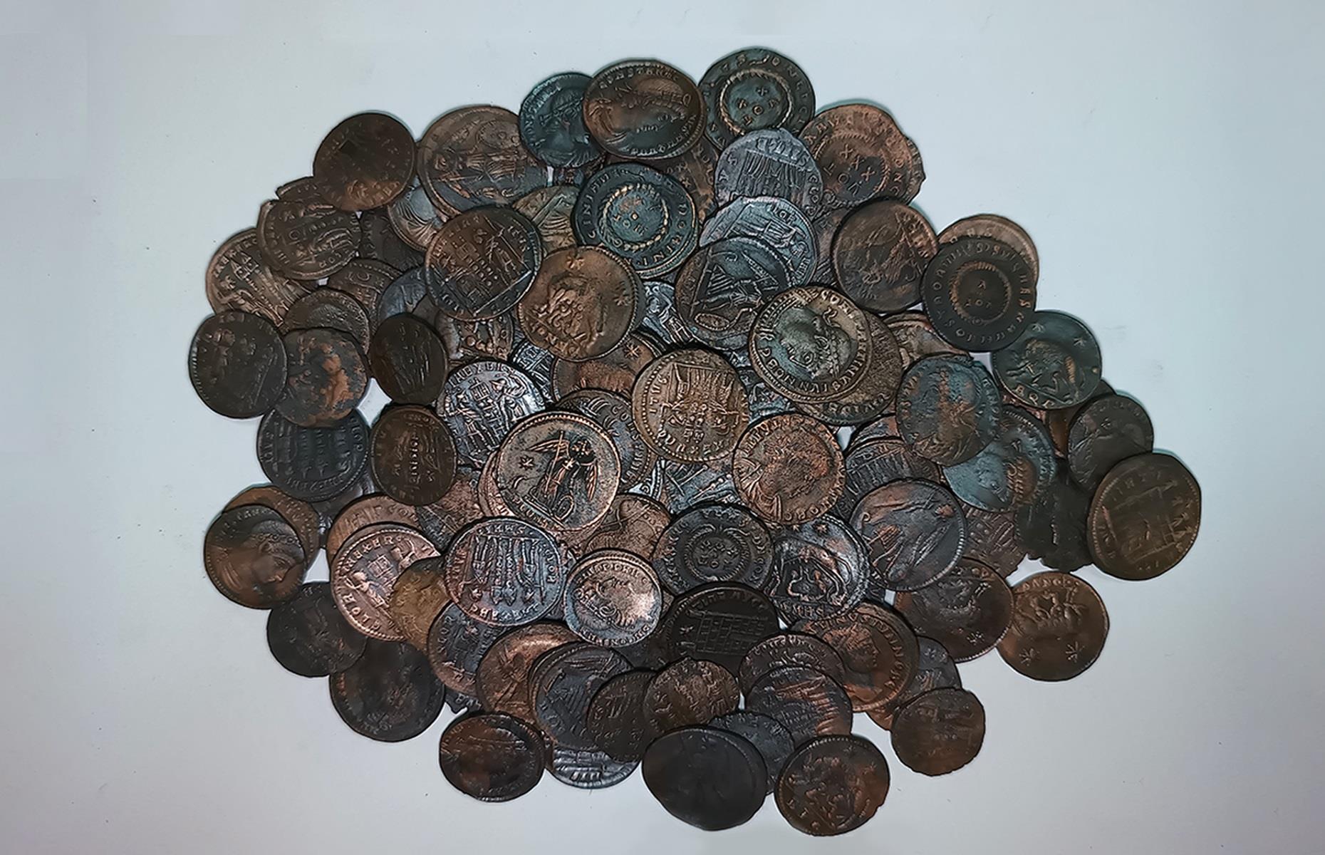 50,000 Roman coins – value unknown