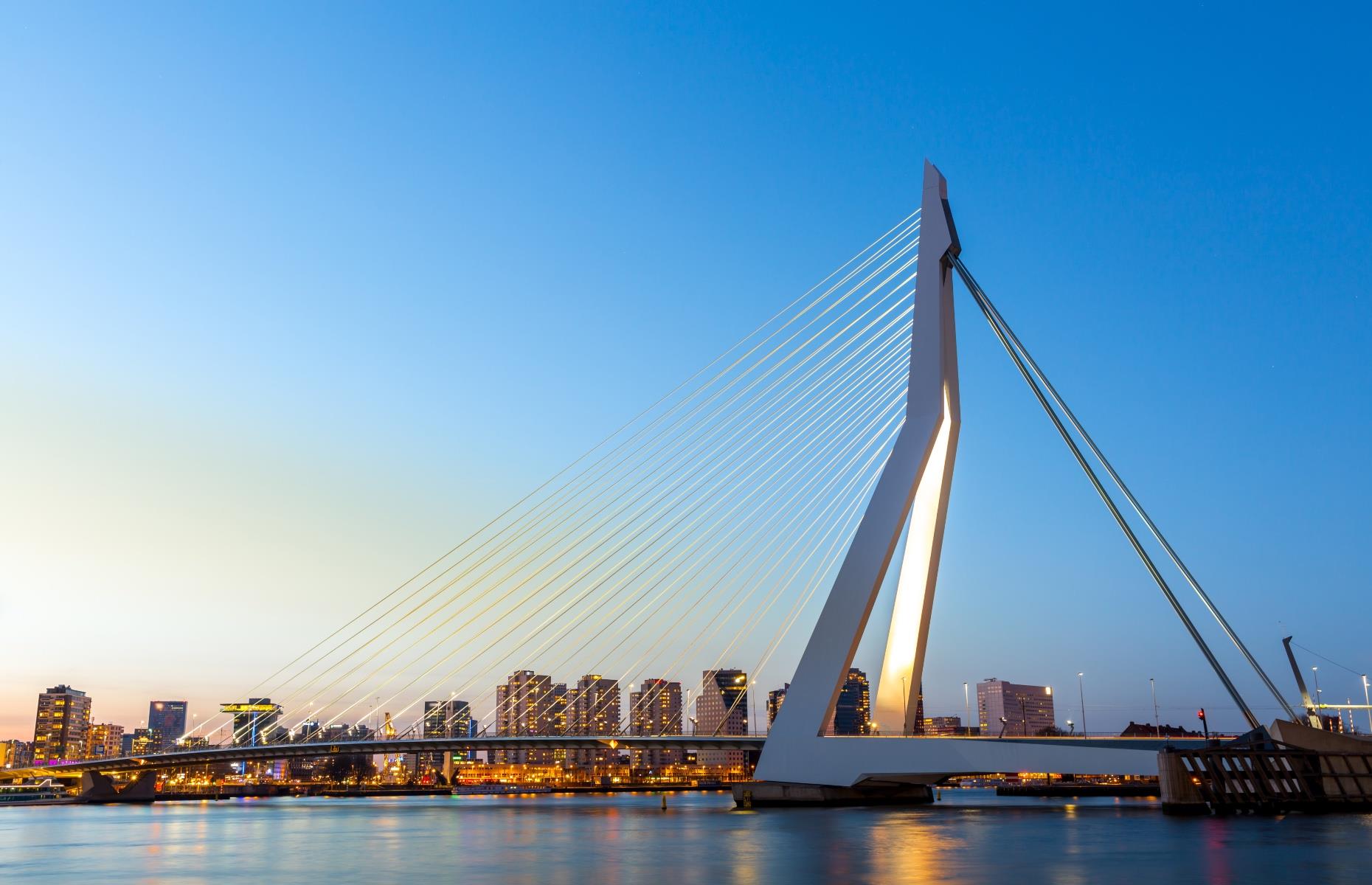 27. Erasmus Bridge, Rotterdam, the Netherlands