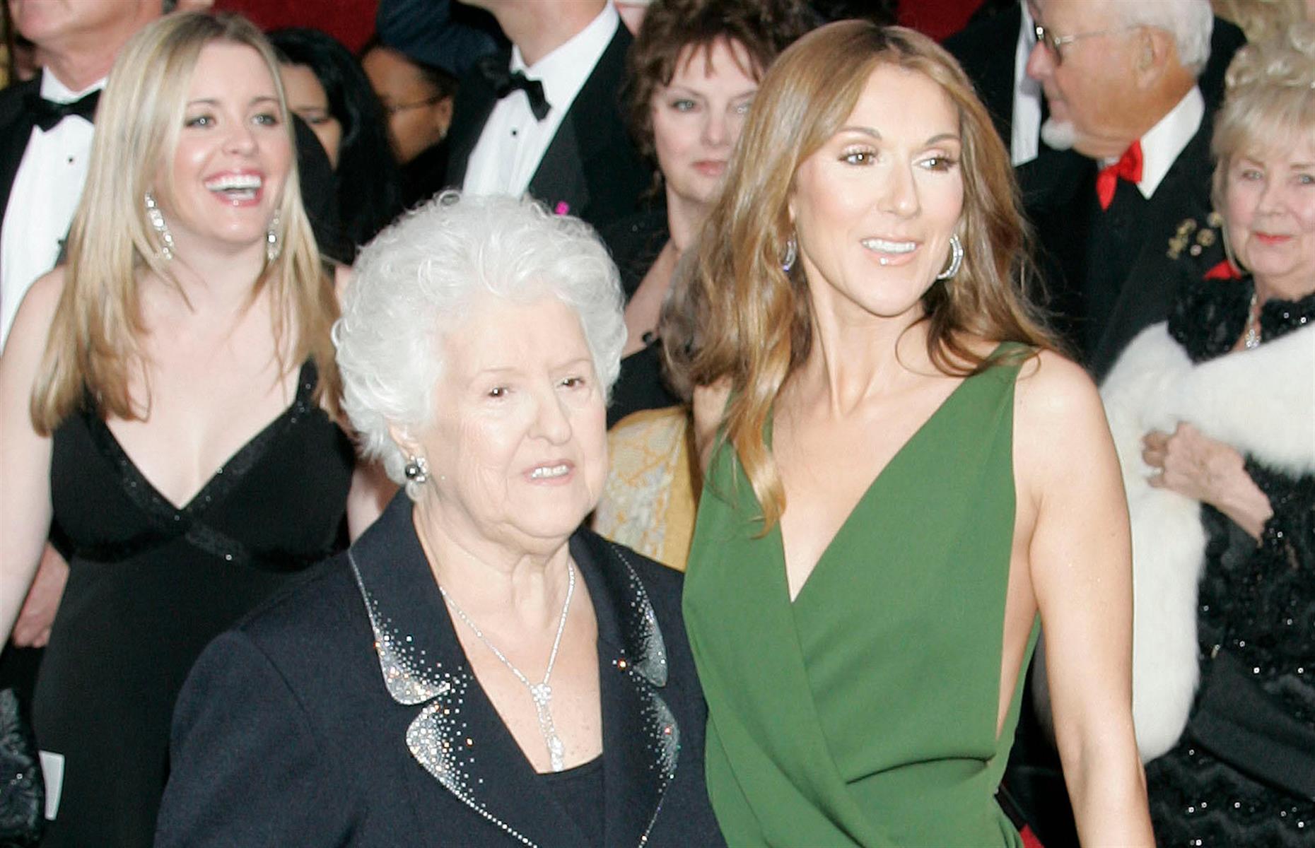 Celine Dion and her mother Therese Tanguay-Dion
