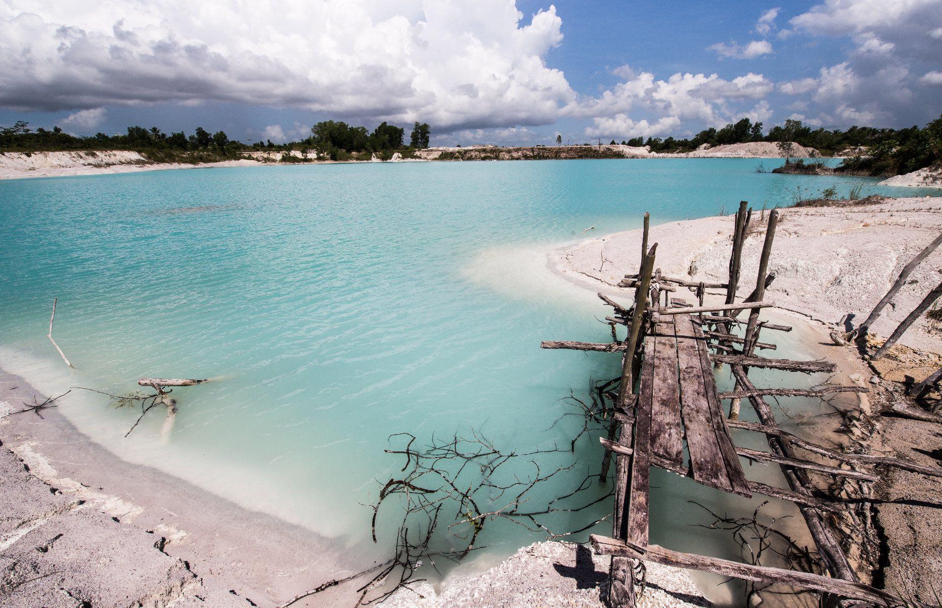 Kaolin Lake, Bangka Belitung Province Indonesia