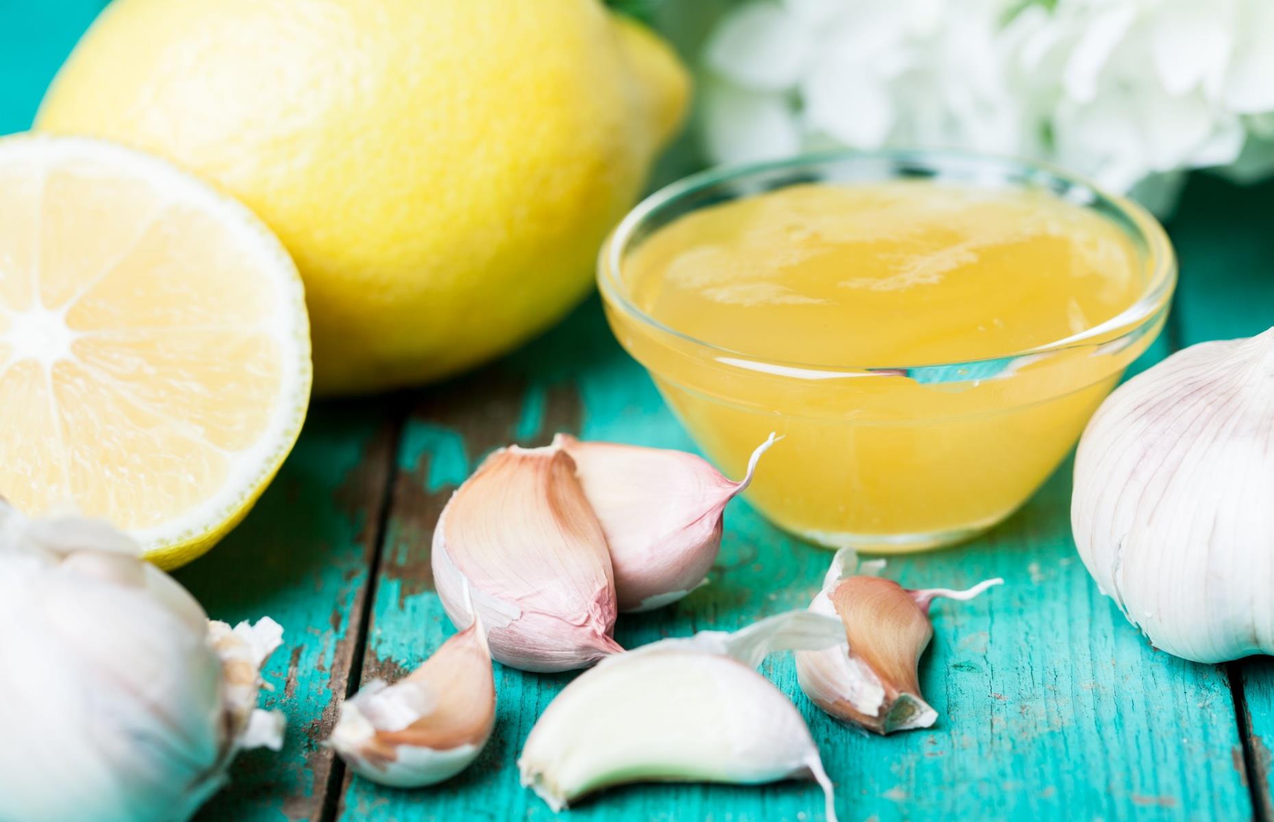 Garlic and lemon