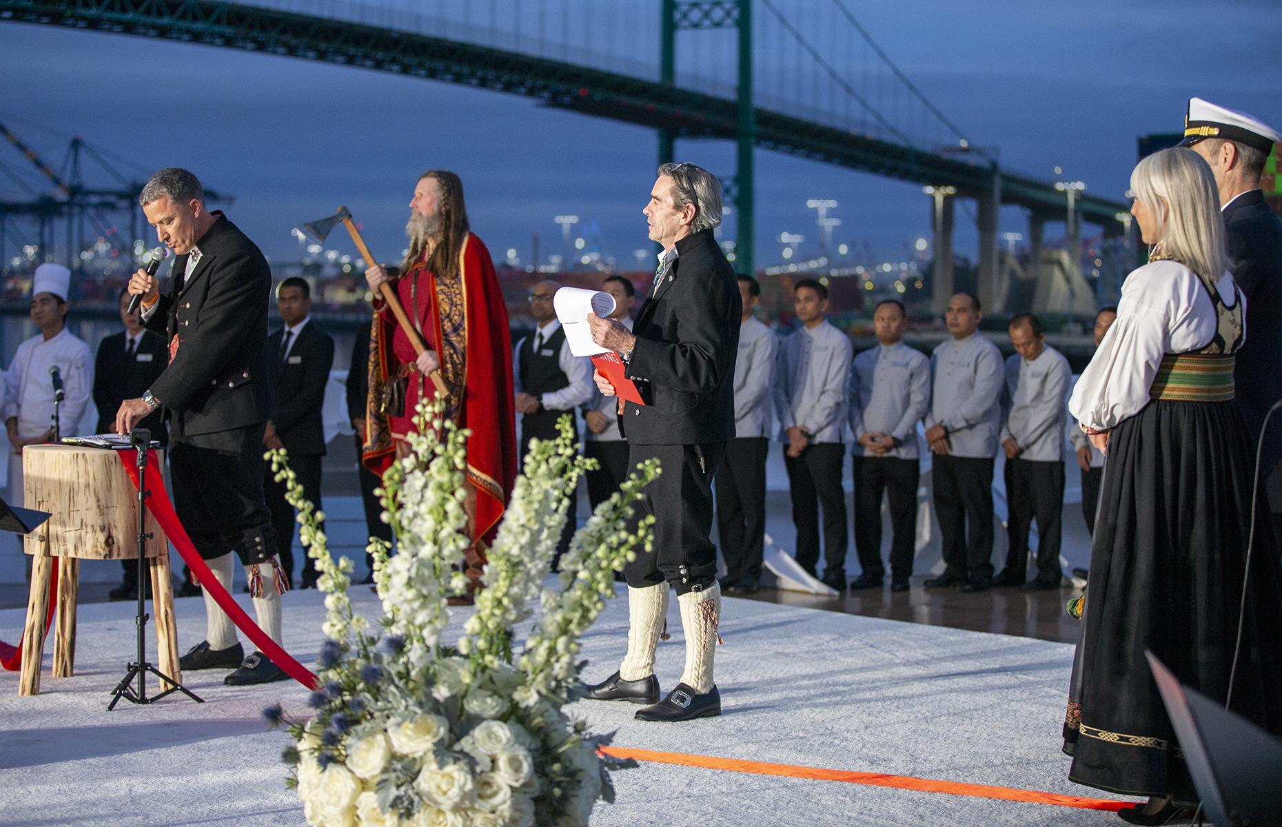 The naming ceremonies are often spectacular