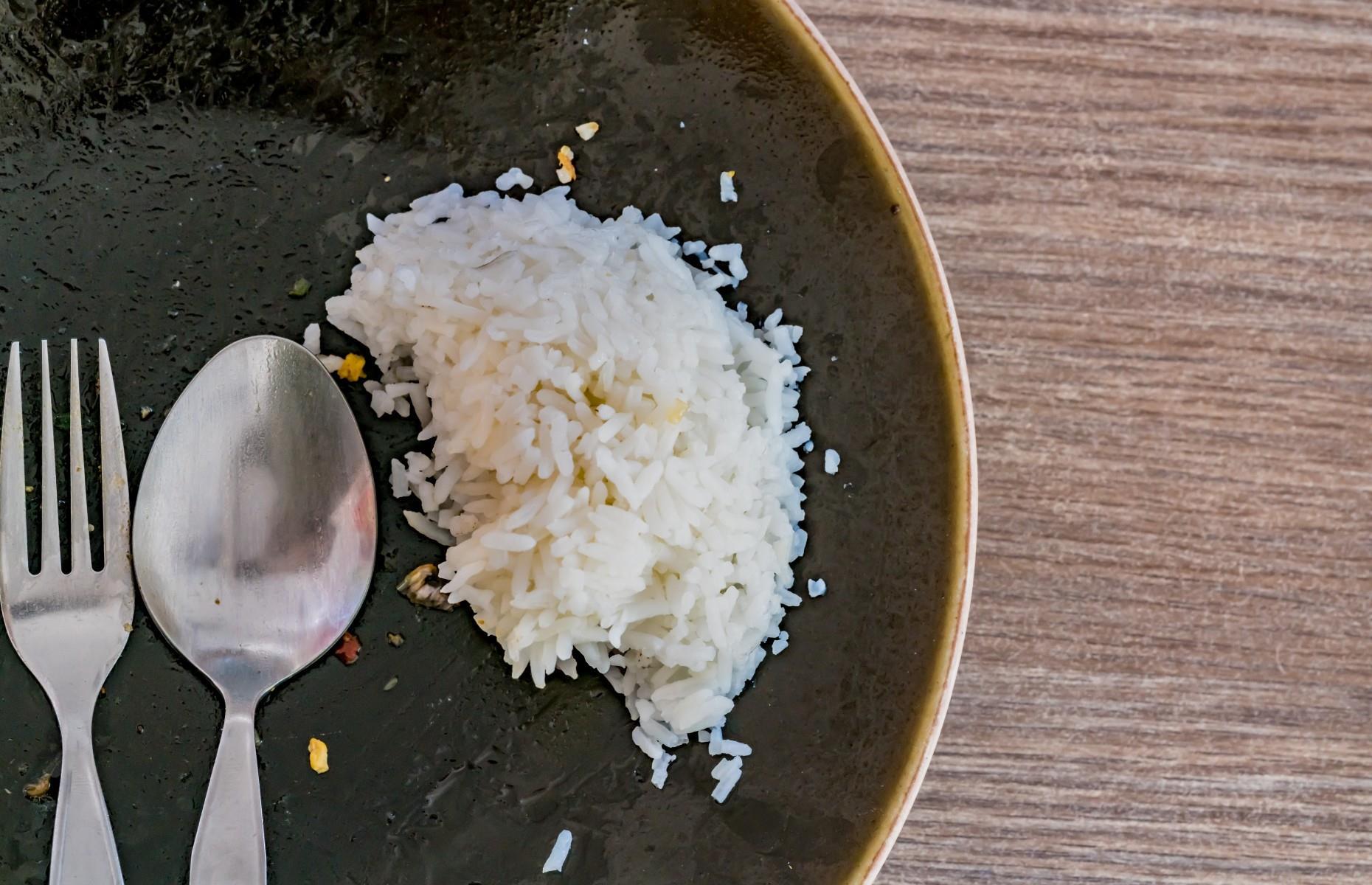 Freeze leftover rice
