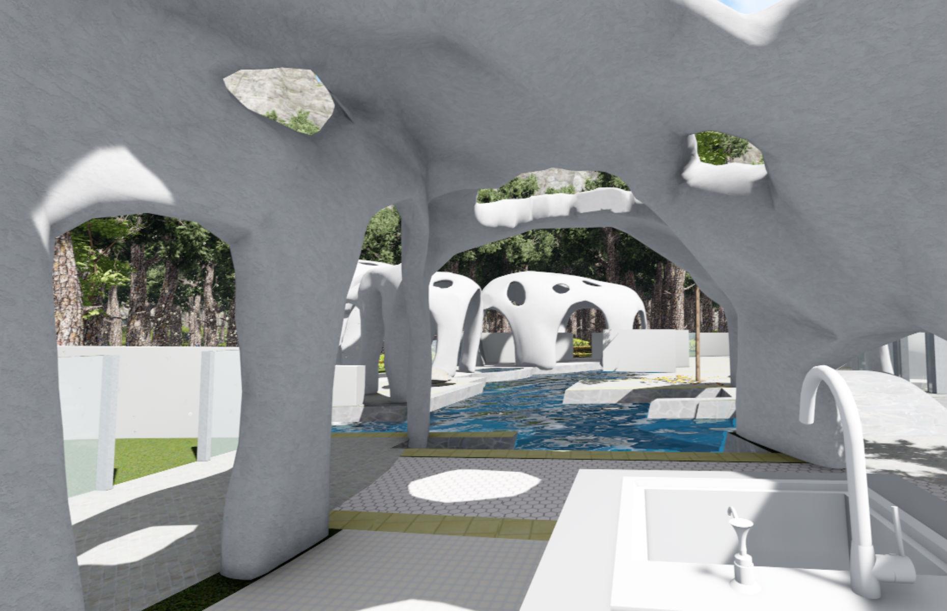 Luxury pool house : 3D-printed homes you’d actually want to live in