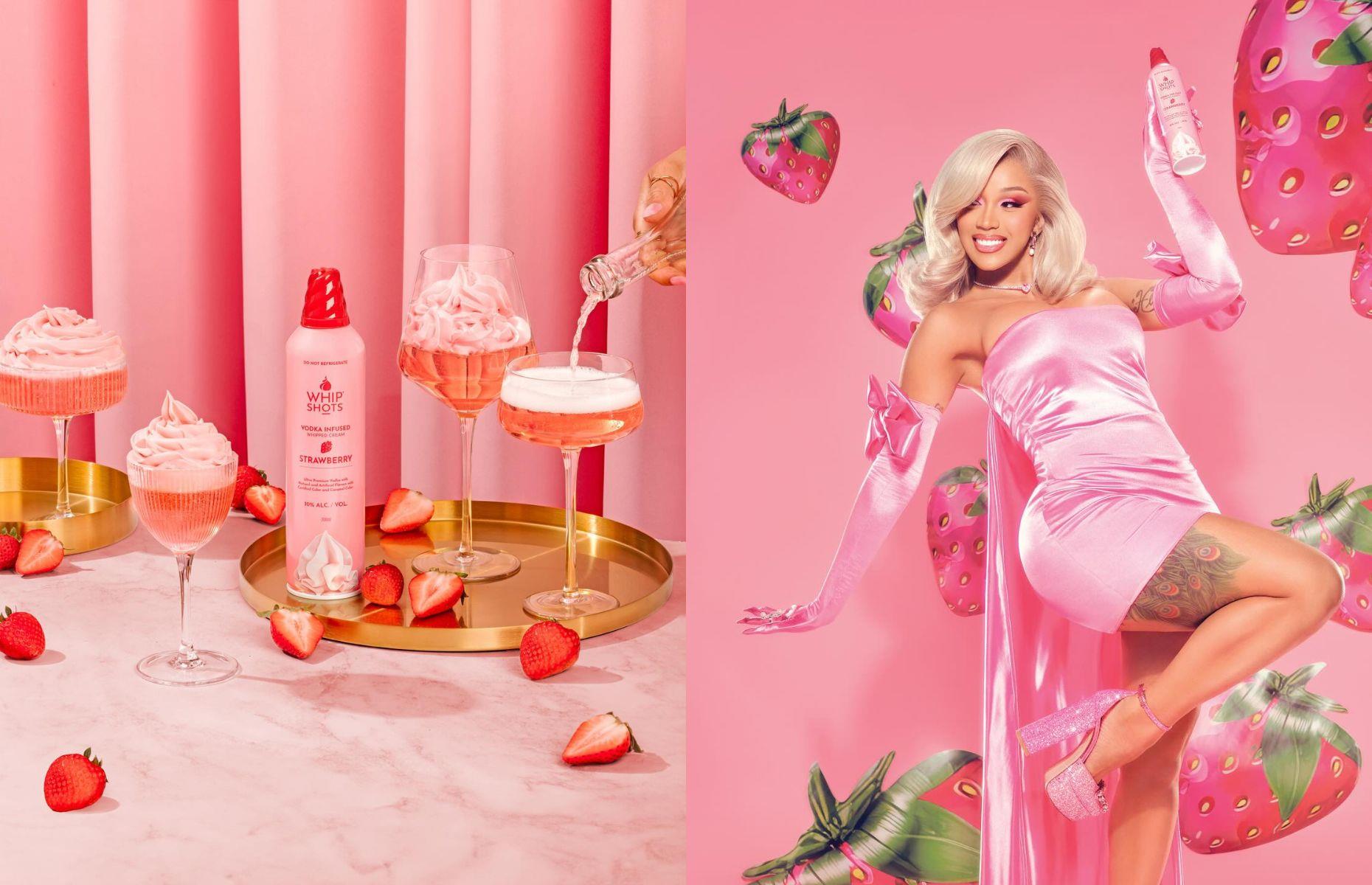2. Whipped cream, Cardi B