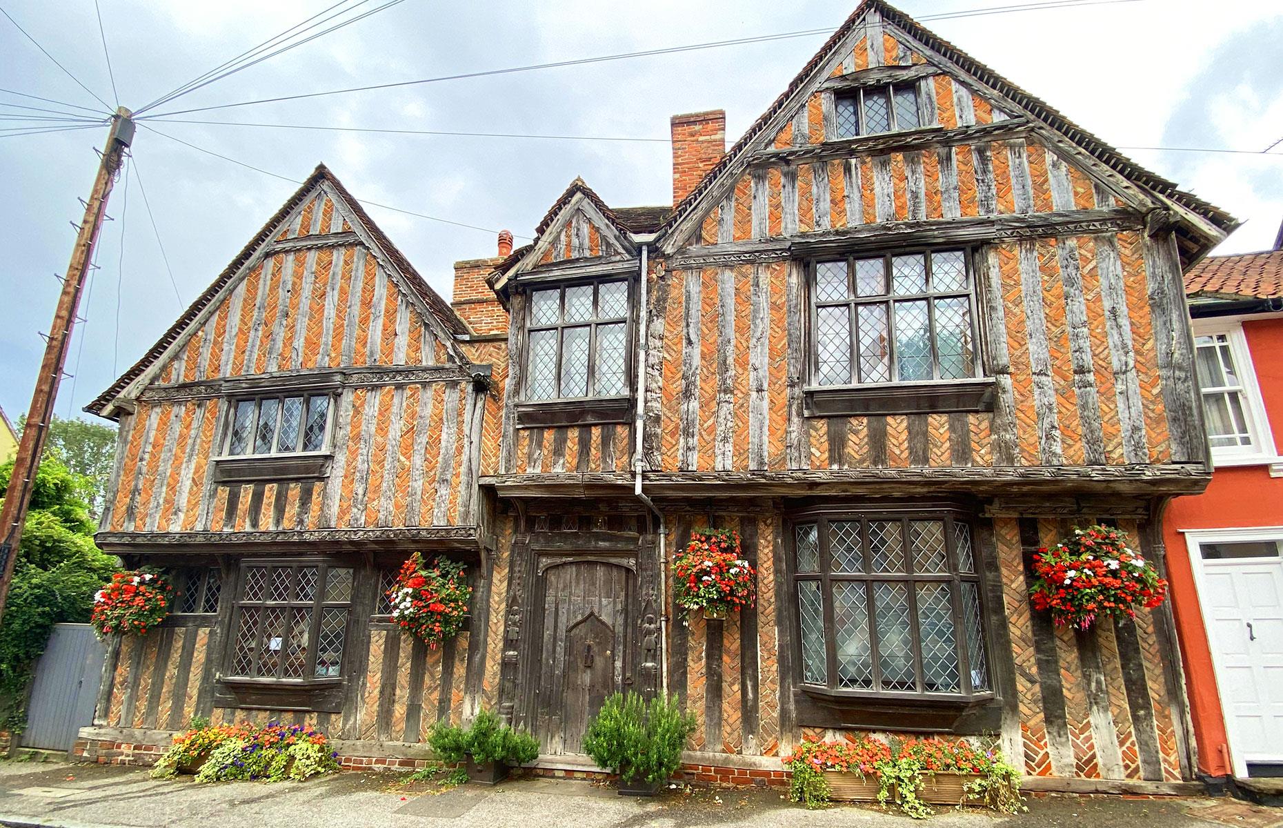 The houses of Lavenham, Suffolk, UK