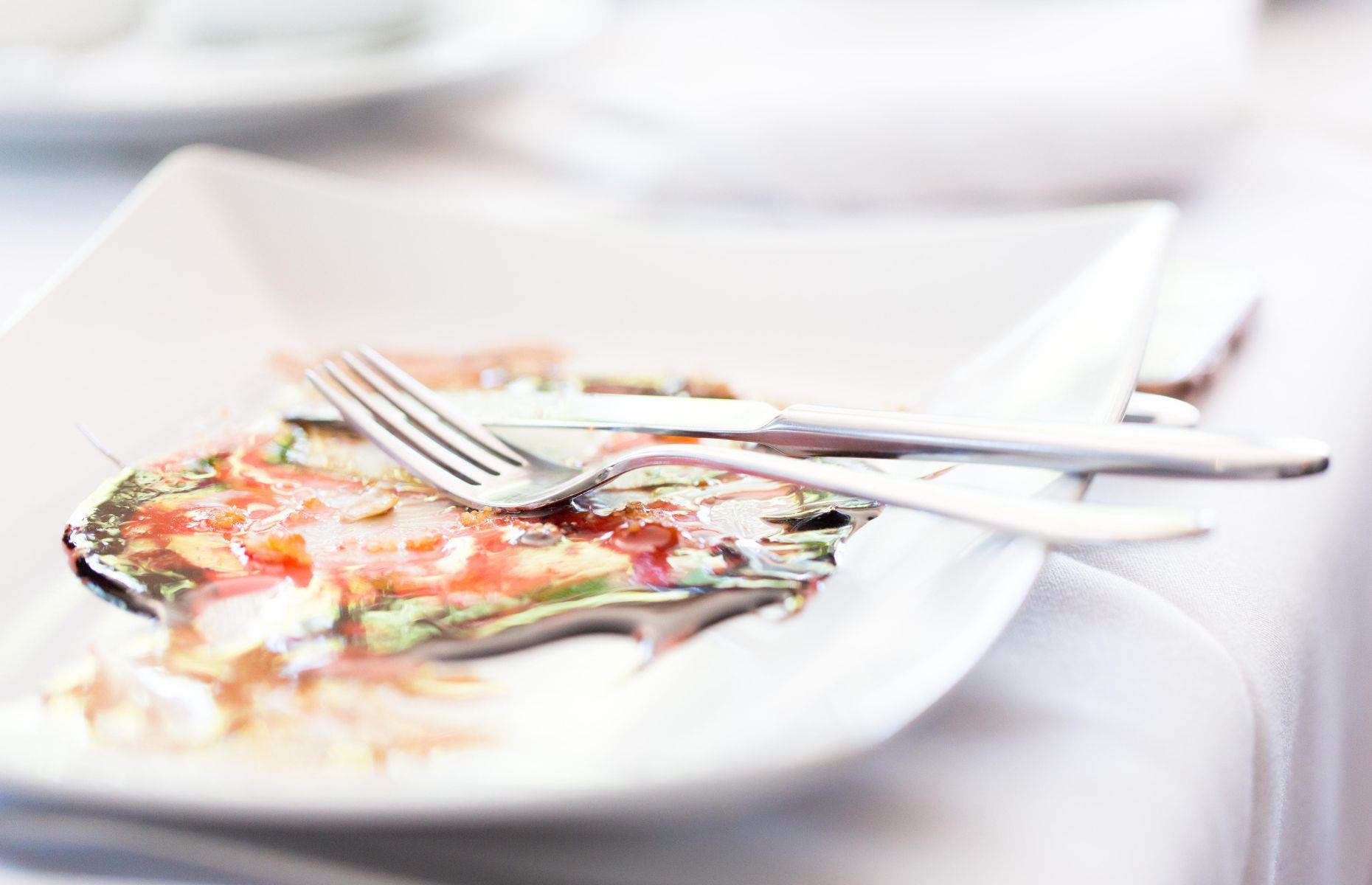 16. Forget to put your cutlery together