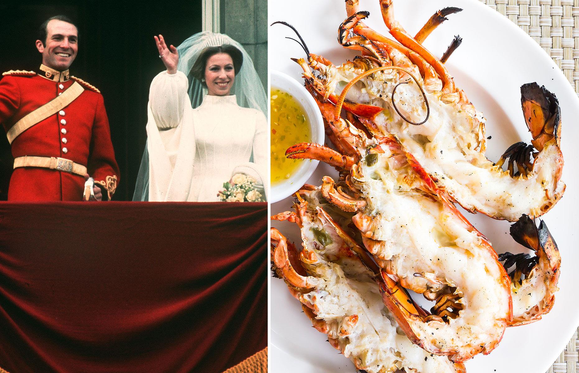 Princess Anne’s lobster lunch  