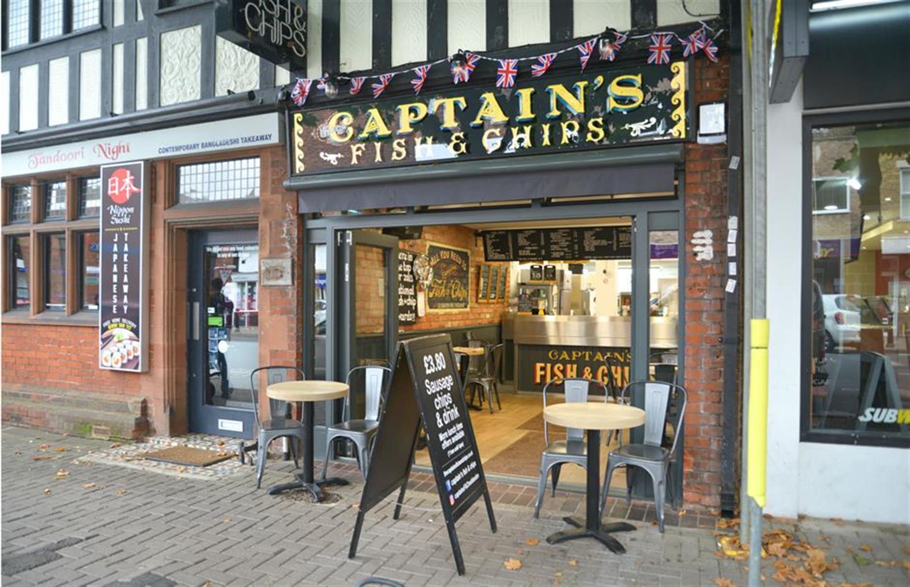 Second place: Captain’s Fish and Chips, Hoddesdon, Hertfordshire