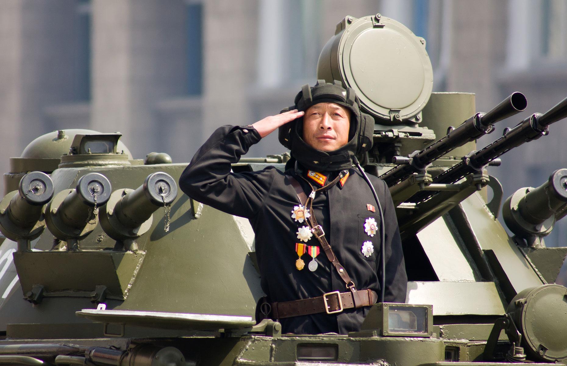 The Korean People's Army has 18,705 not so advanced key assets