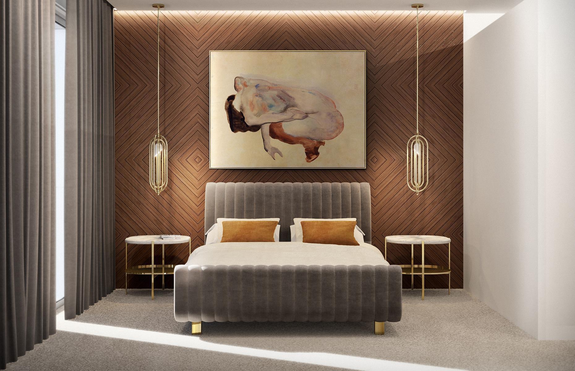 Bring in a beautiful headboard