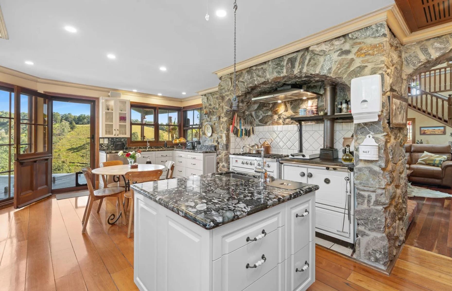 Rustic country styling