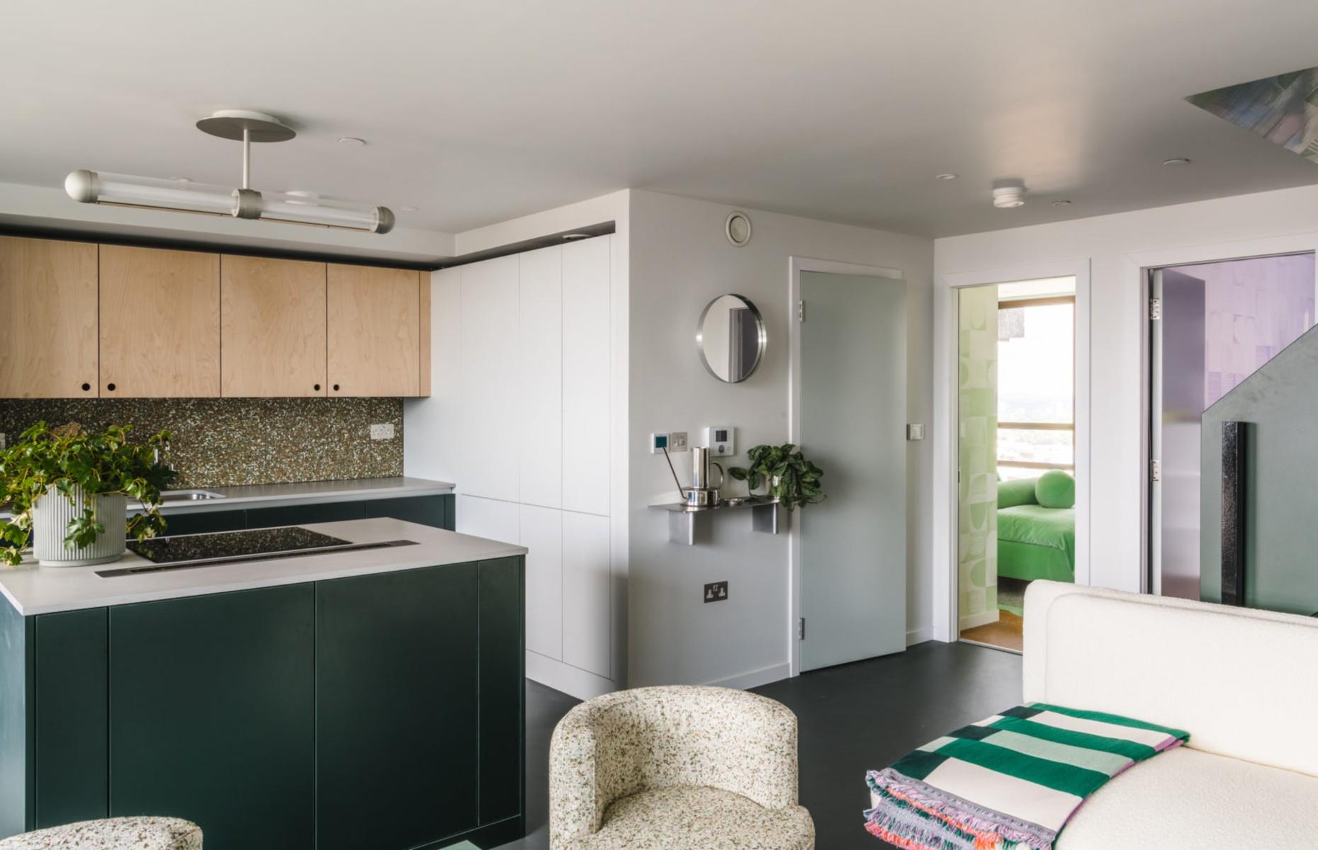 Brutalist apartment, London, UK: £695,000 ($895k)