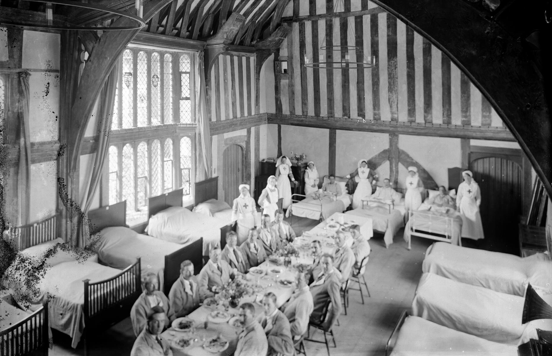 Un hospital majestuoso en la Primera Guerra Mundial