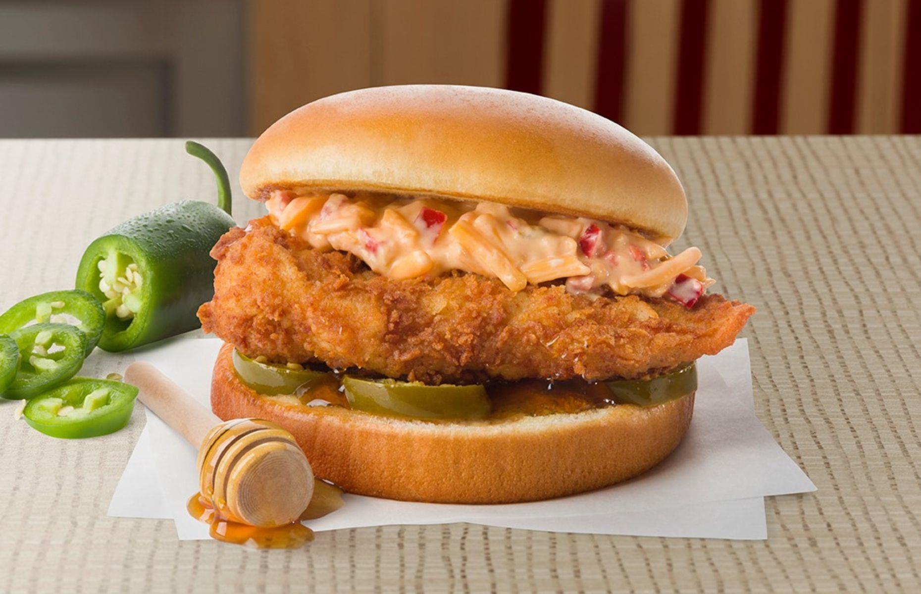 25. Honey Pepper Pimento Chicken Sandwich, Chick-fil-A, USA, Canada and Puerto Rico