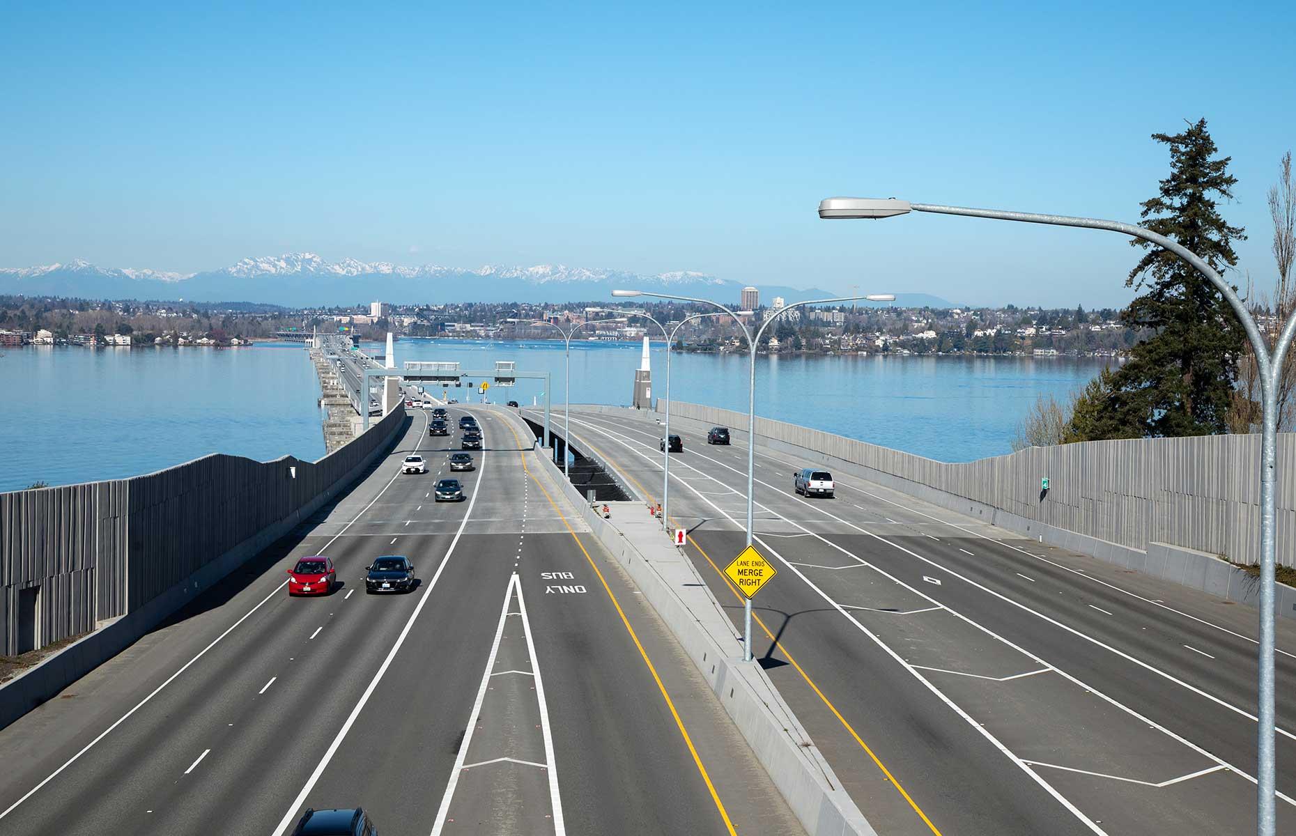 World’s longest floating bridge: Evergreen Point Floating Bridge, Seattle, Washington, USA