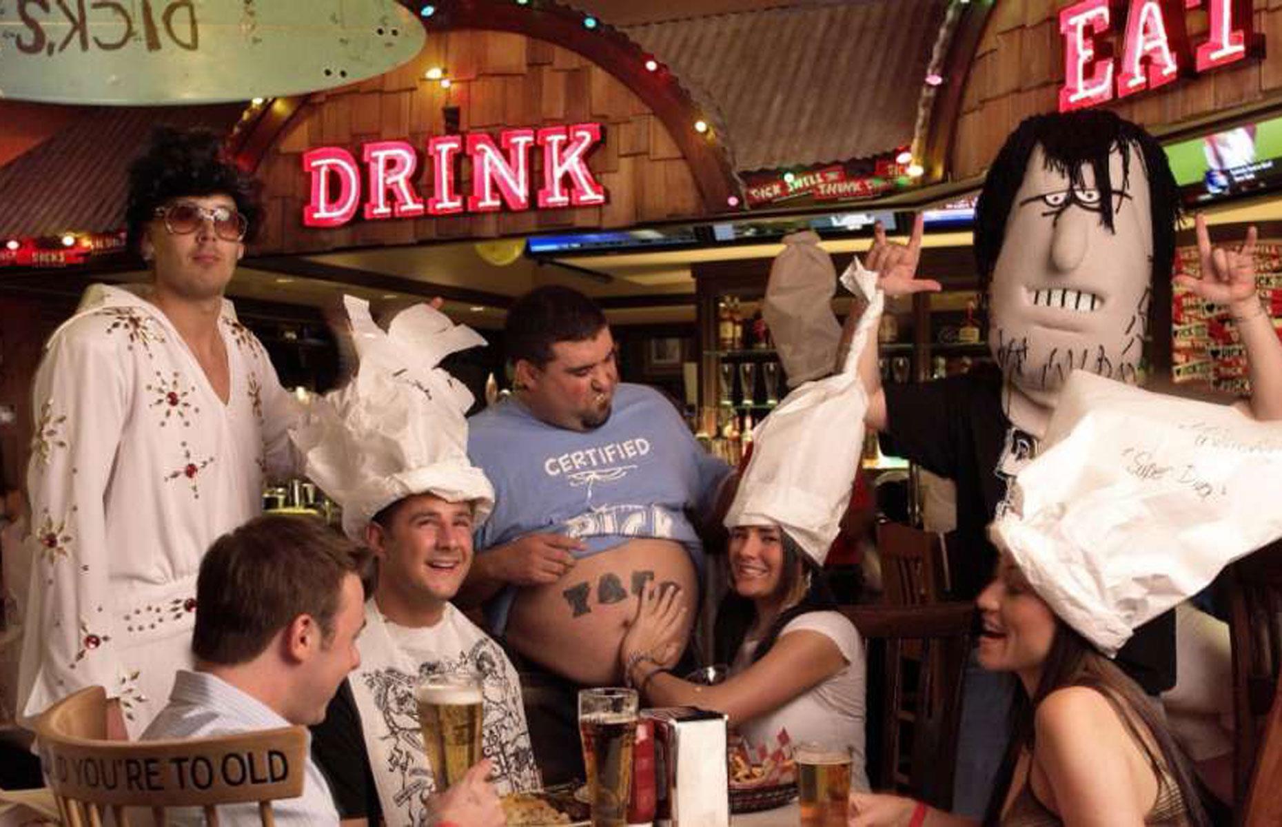 Dick's Last Resort – restaurant/bar chain renowned for its rude staff