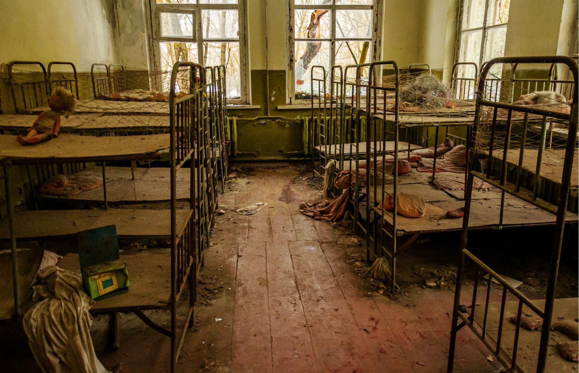 The wastelands of Pripyat, Kiev Oblast, Ukraine