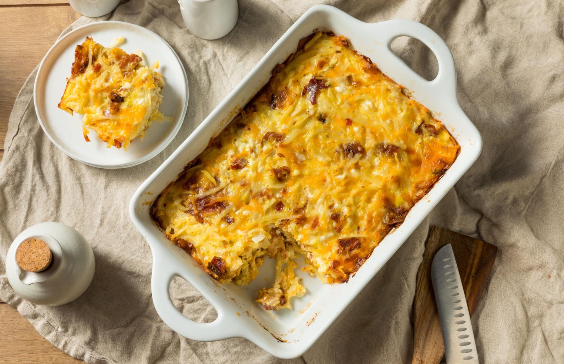 Minnesota: breakfast hotdish