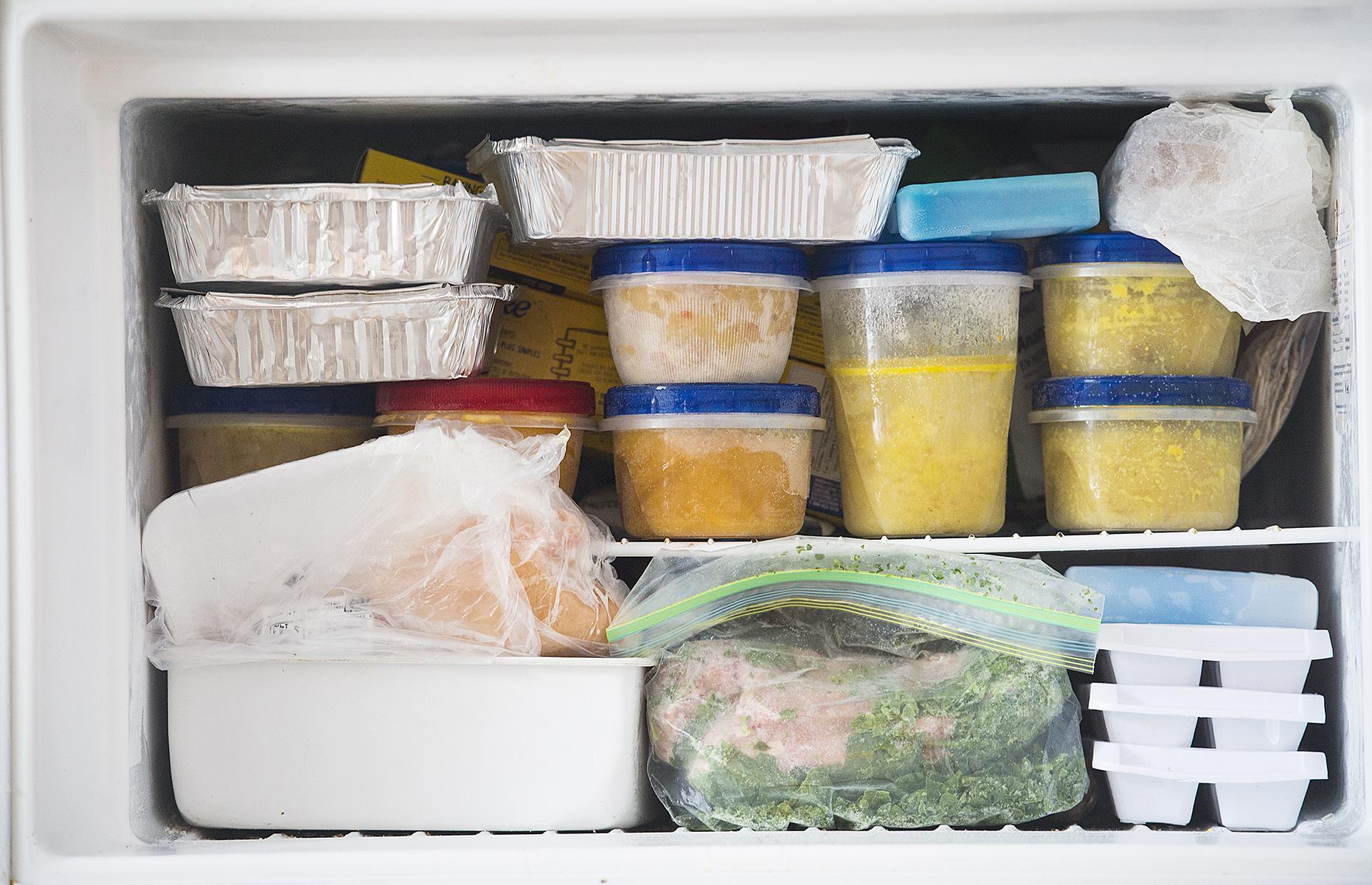 Pack your freezer full to save energy