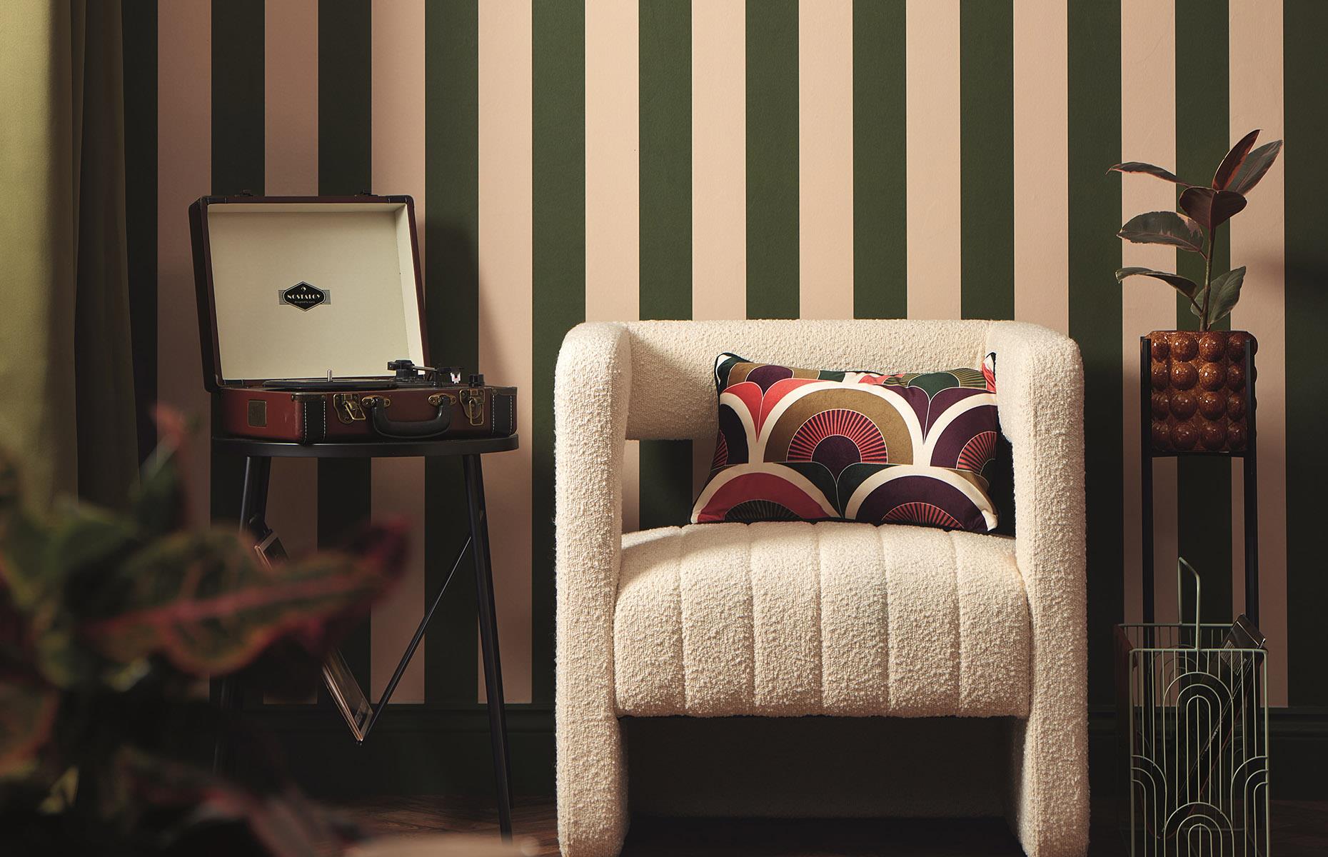 Decorating with stripes