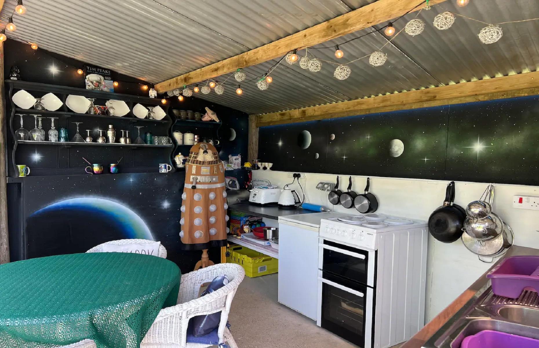 Sputnik-Raumschiff, Wales, Großbritannien 