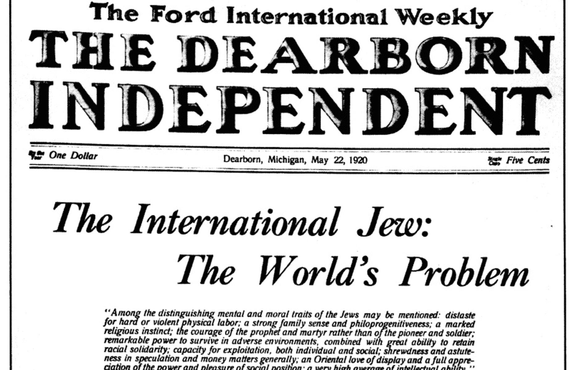 Antisemitic views
