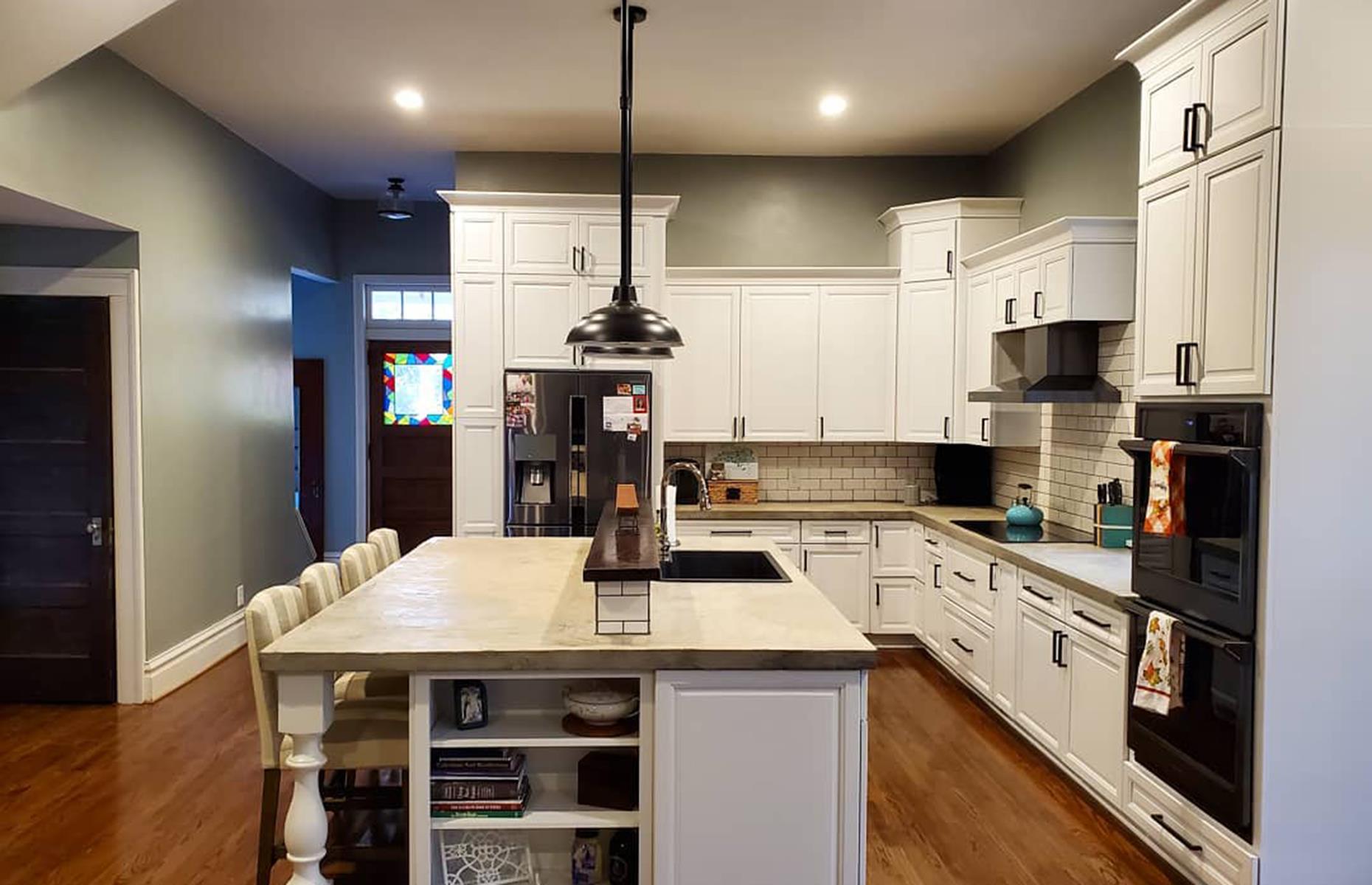 After: the kitchen