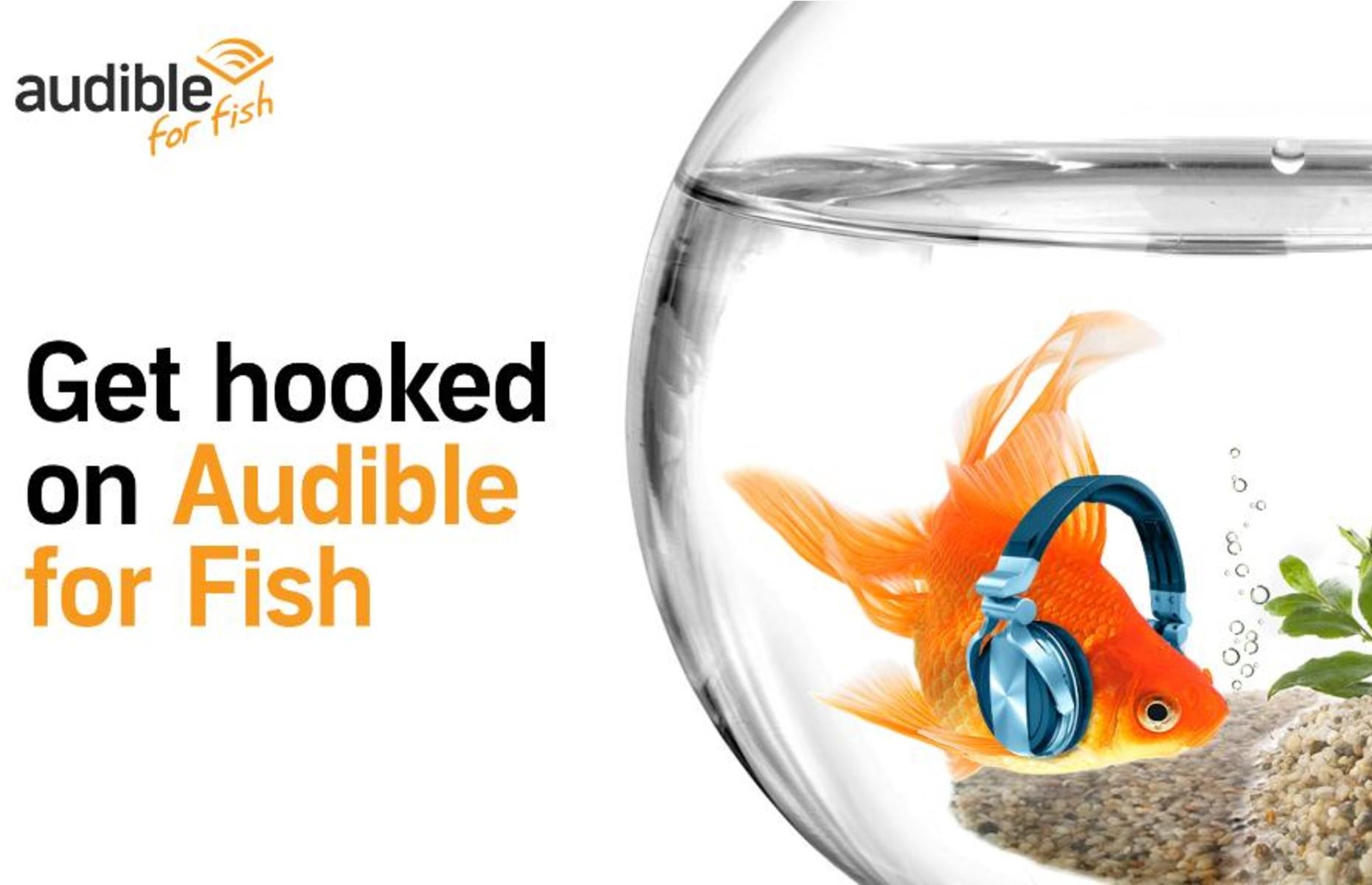 Audible combines audiobooks and aquatics