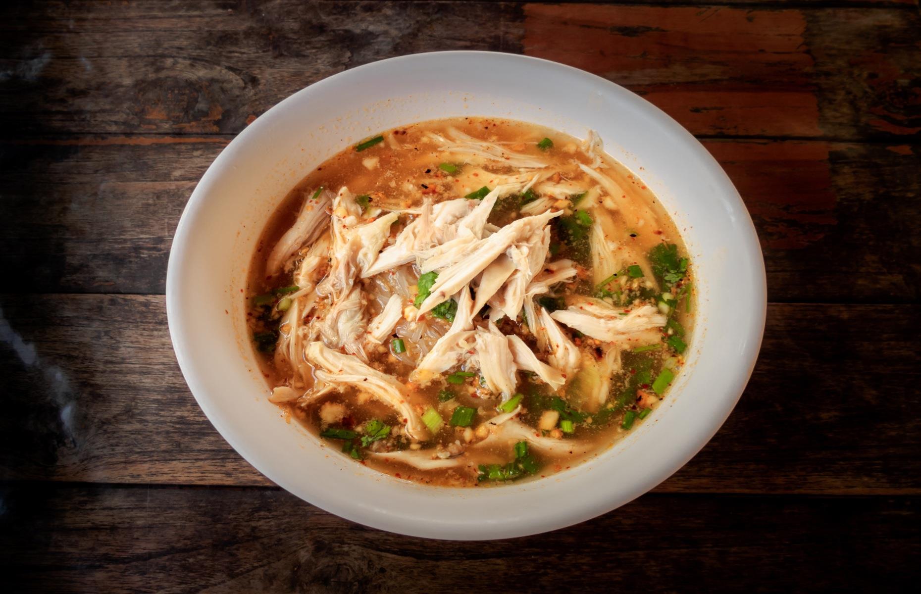 Quick chicken soup