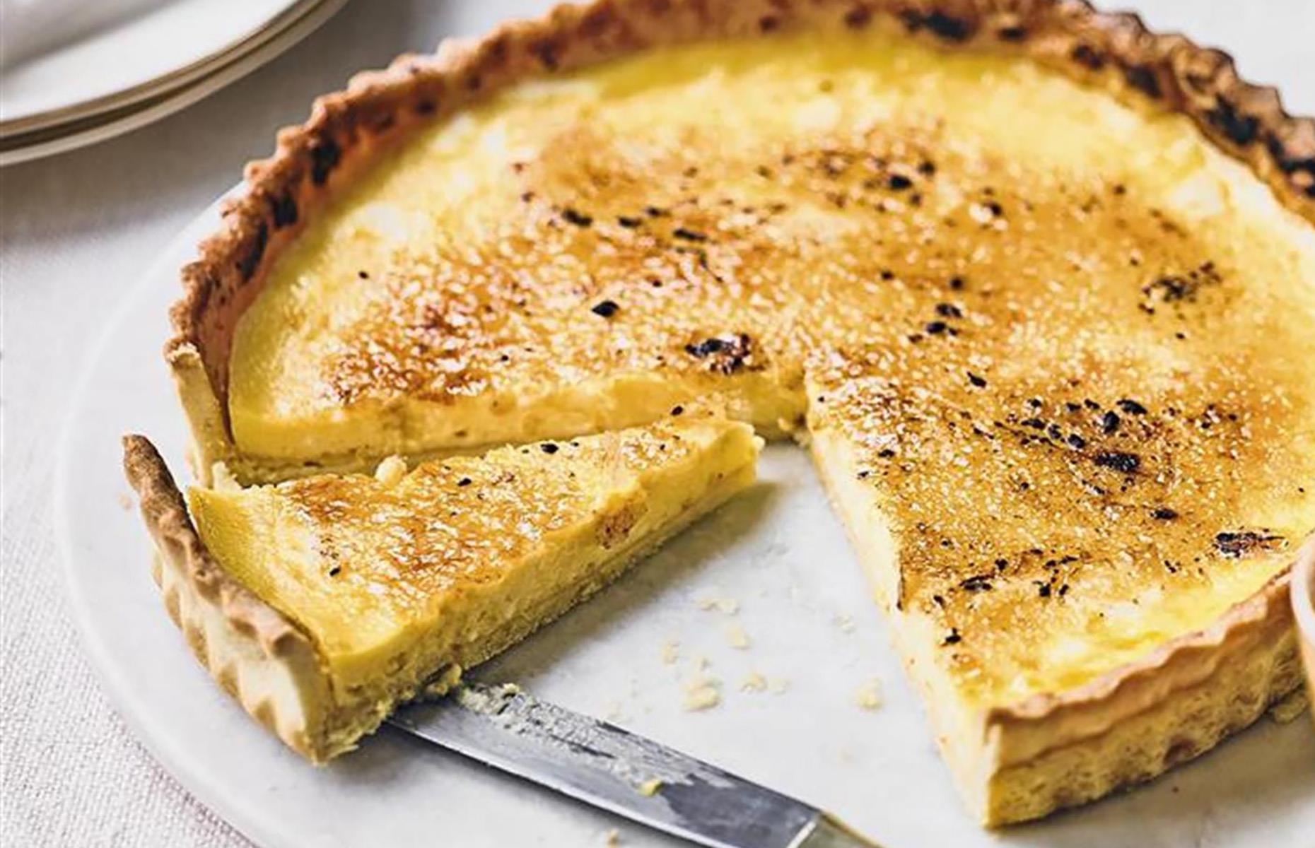 24. Caramelised clementine tart