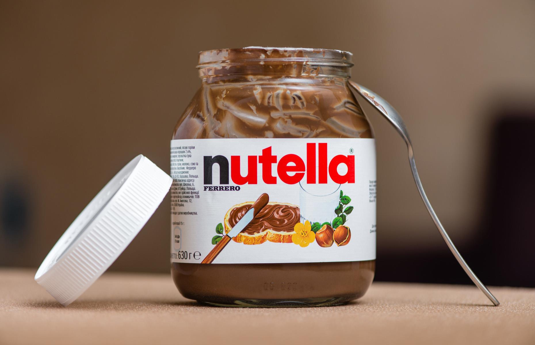 Nutella is so popular it caused a global nut shortage