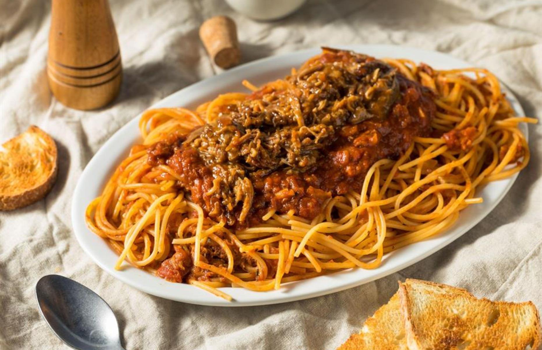 Tennessee: barbecue spaghetti