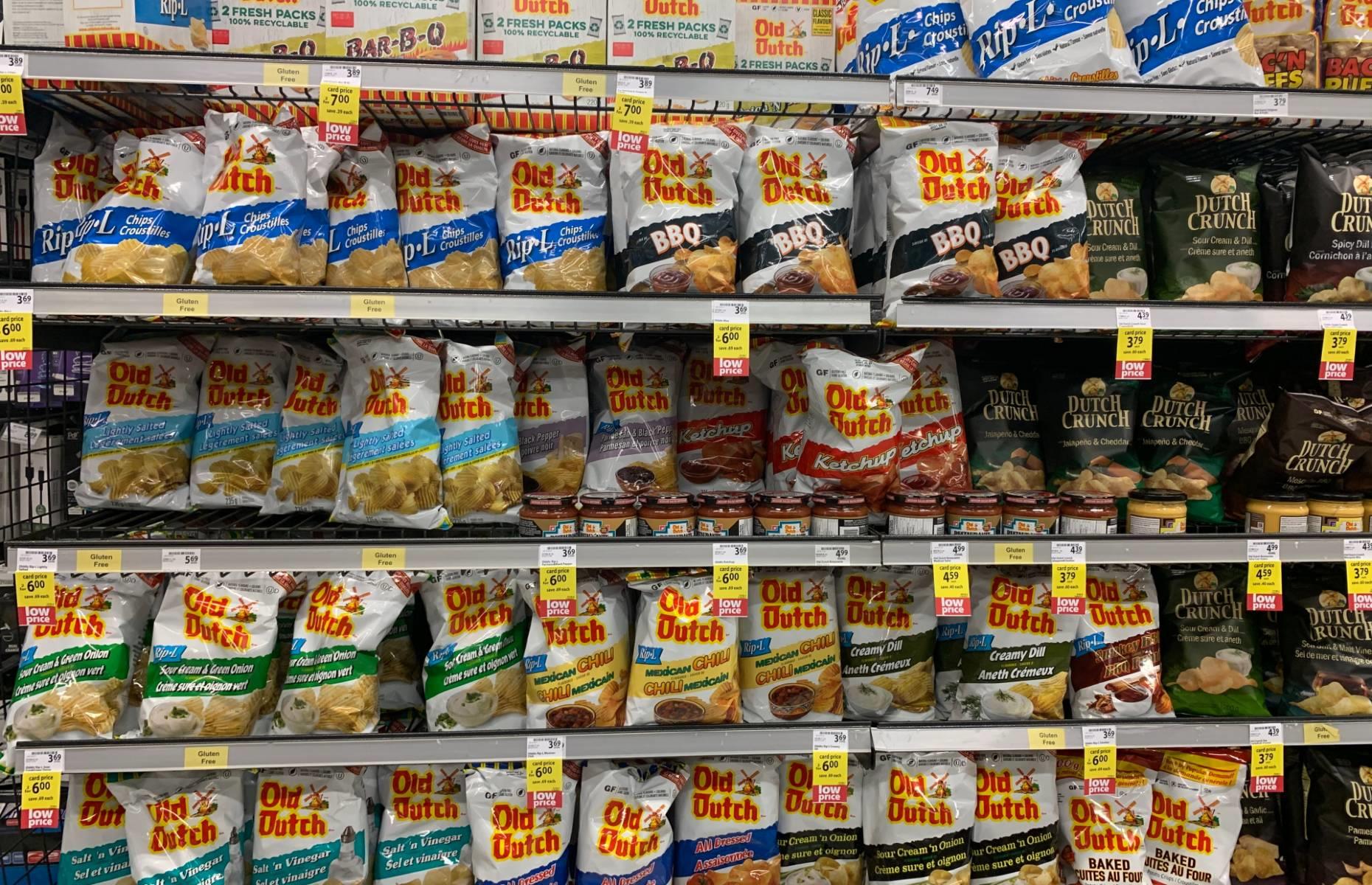 3. Old Dutch potato chips