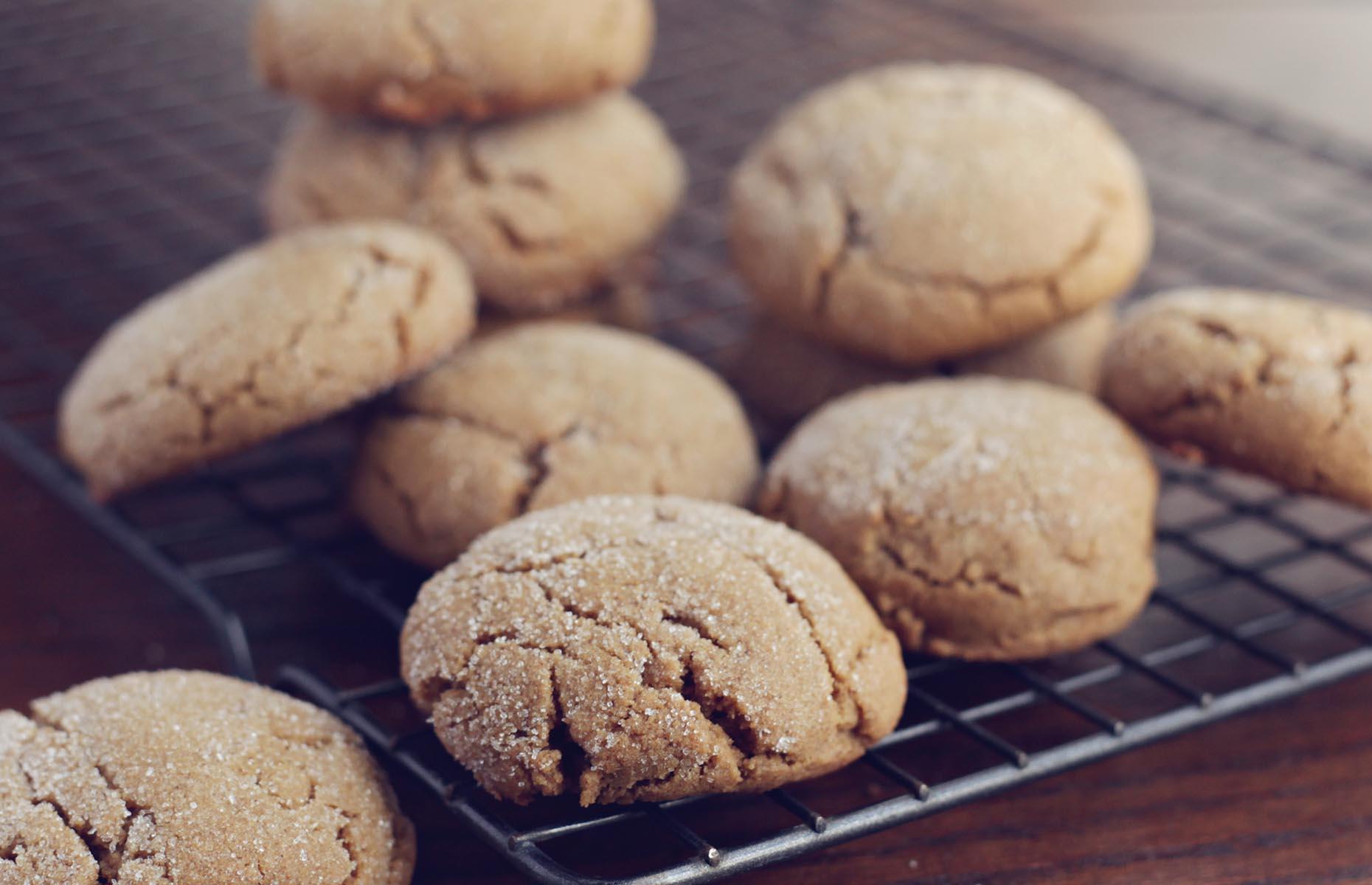 West Virginia: molasses cookies