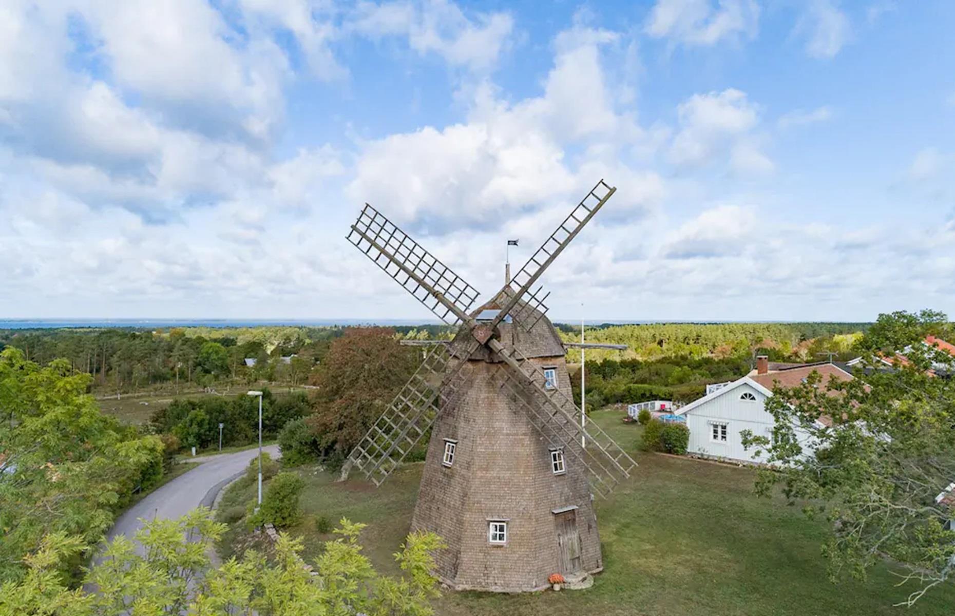 Öland windmill, Kalmar County, Sweden