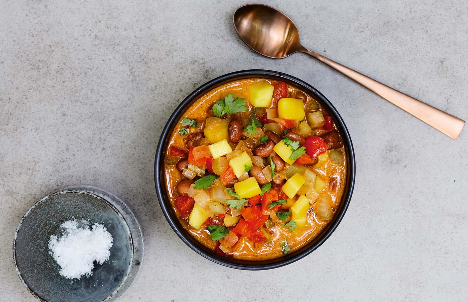 Vegan jerk chilli