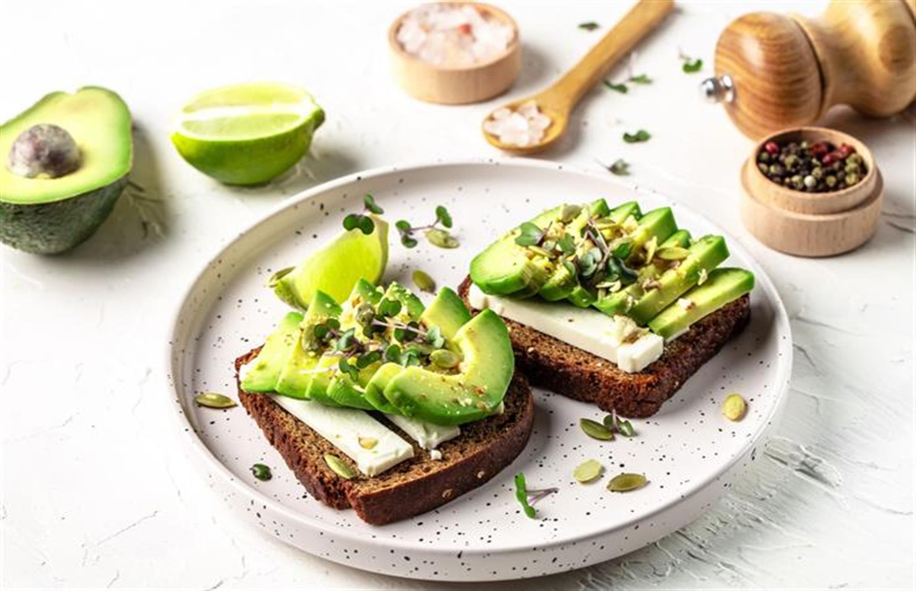 28. Top wholegrain toast with smashed avocado, Australia