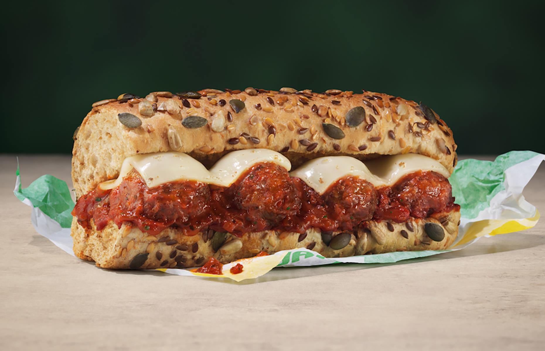 Subway Meatless Meatball Marinara 