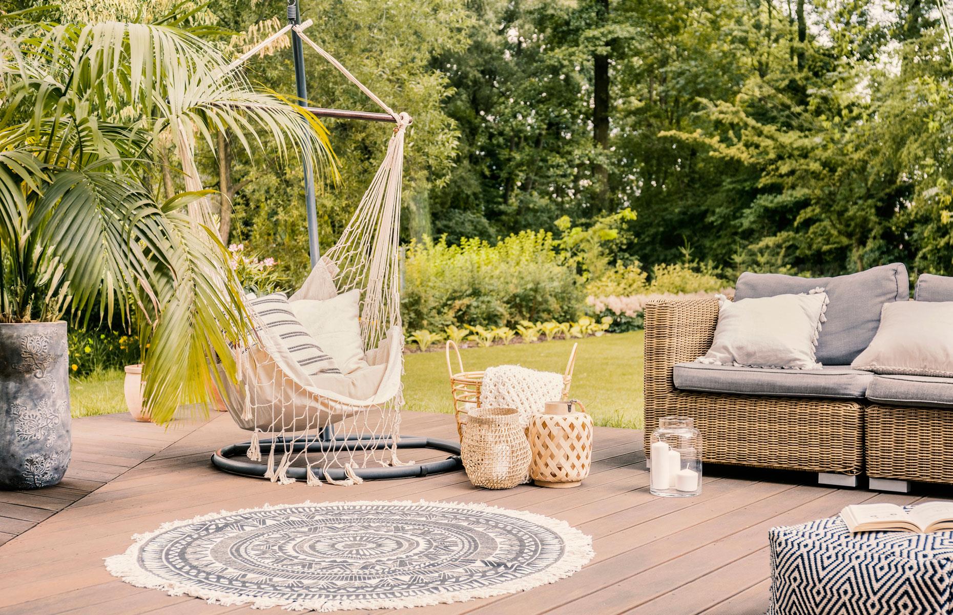 Hang out in a hammock