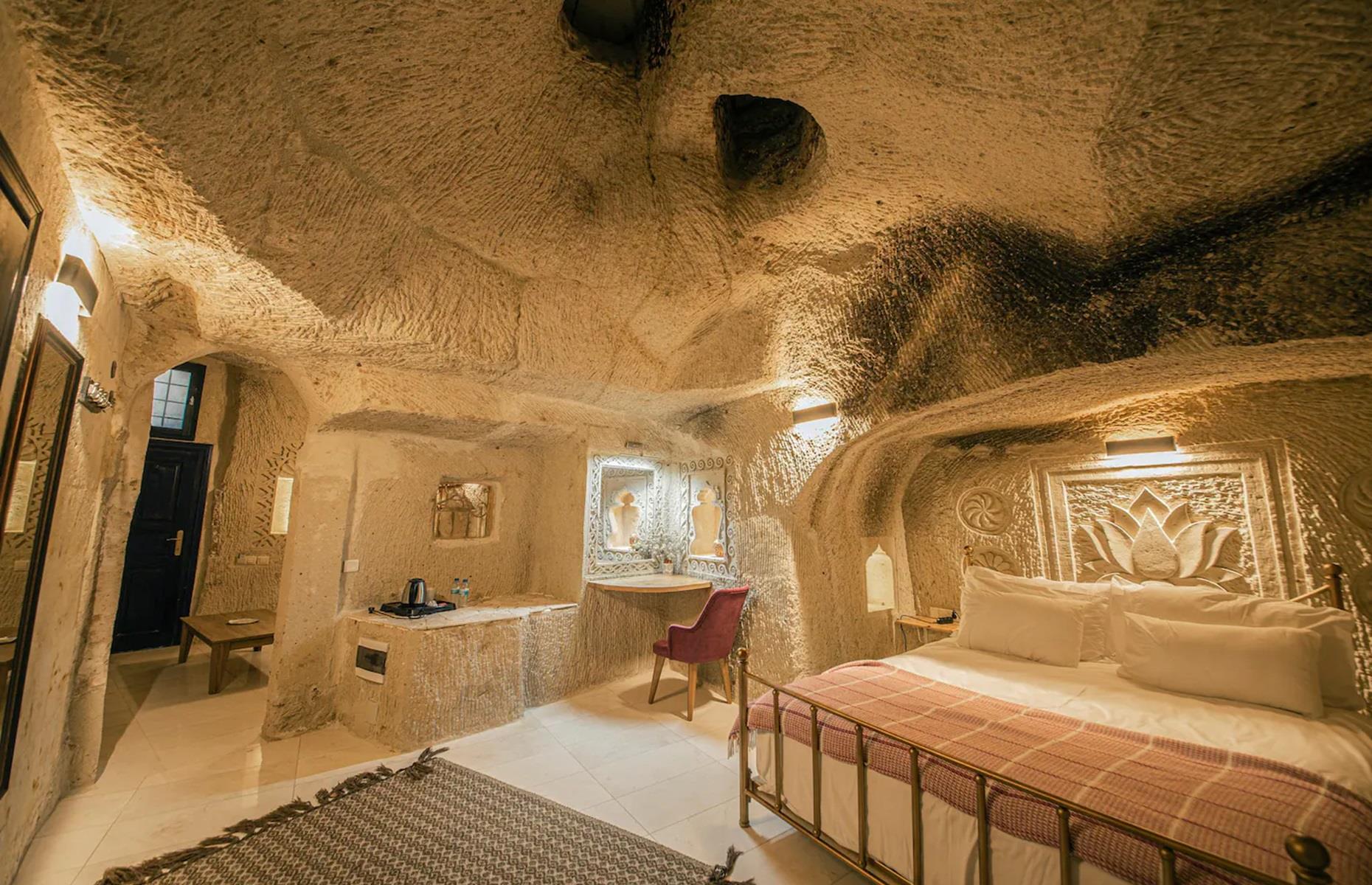 Casa tradicional capadocia, provincia de Nevşehir, Turquía