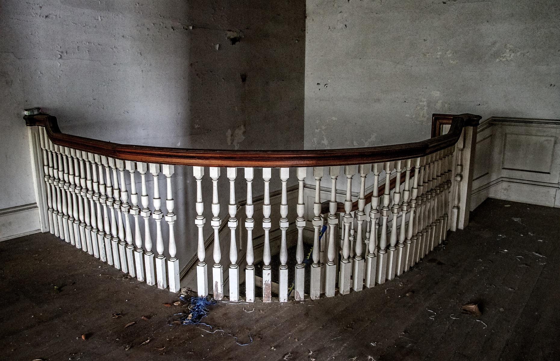 Heading upstairs 