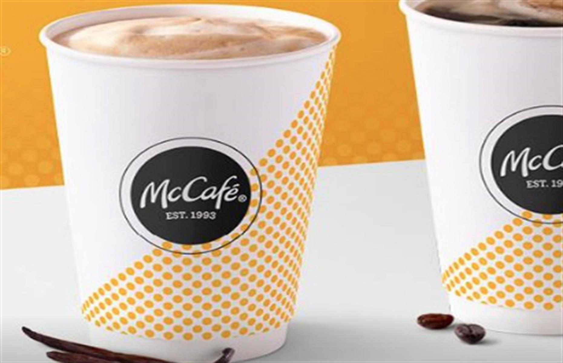  310 calories: Large McCafé French vanilla cappuccino, whole milk (USA)