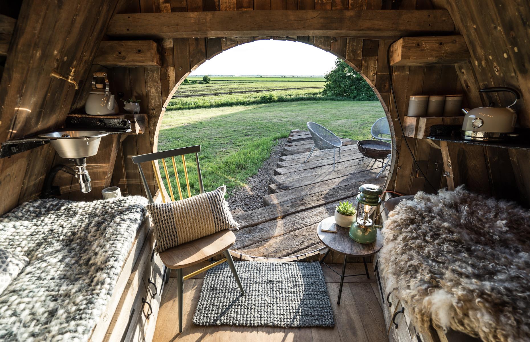 Unique glamping experience, Cambridgeshire, England