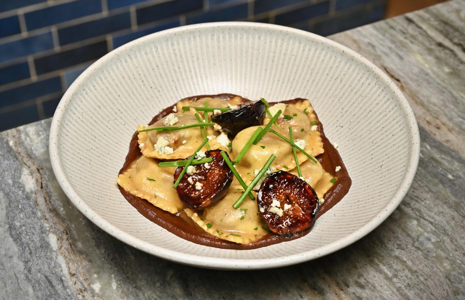 Texas: short rib ravioli, Bludorn, Houston