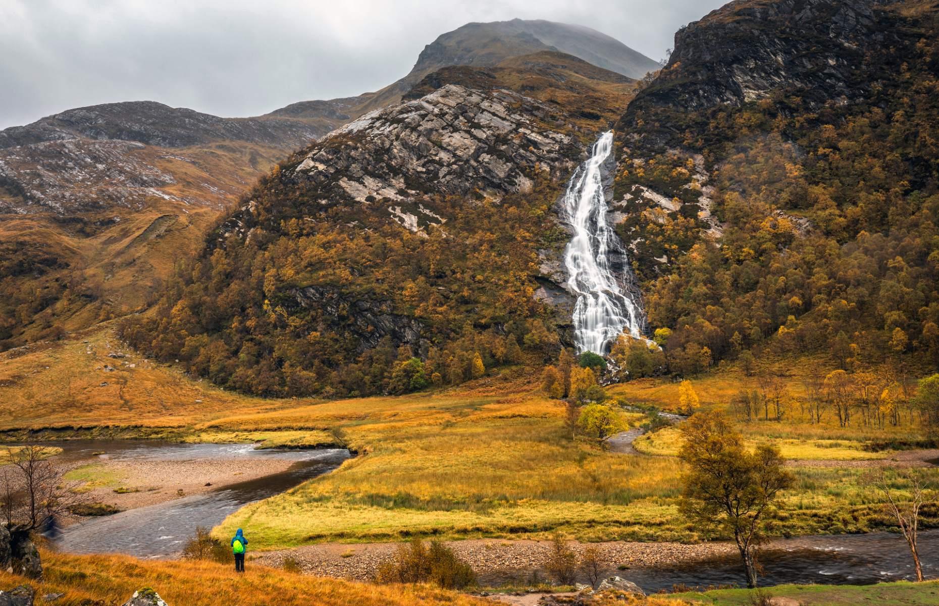 Steall Waterfall, Scotland, UK