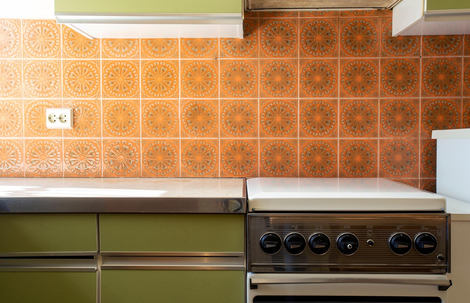 Then: decorative tiles